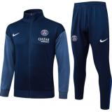Chándal PSG 2025/26 (Blue With Gray - Long Zipper)